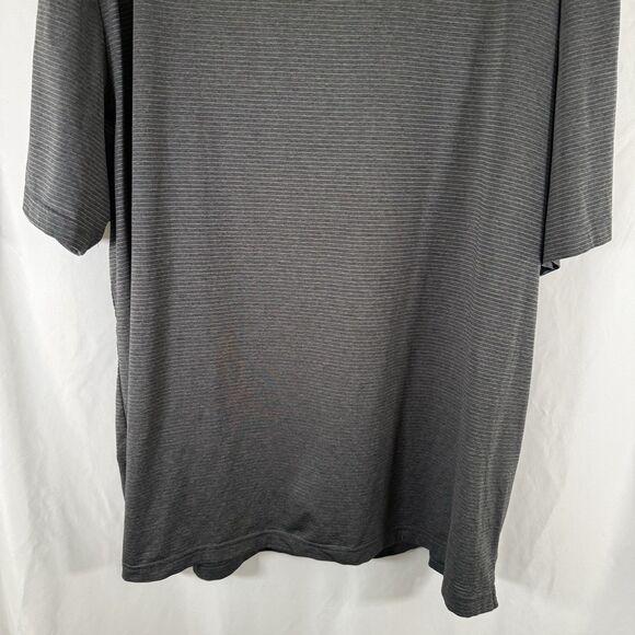 Izod Golf Polo Shirt Men's 2XLT Dark Grey Short Sleeve Breathable Lightweight - Picture 10 of 11